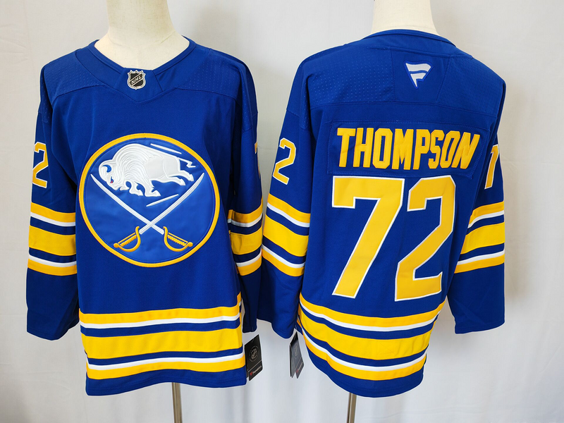 Tage Thompson #72 Buffalo Sabres Royal Player Jersey - JerseysFreak