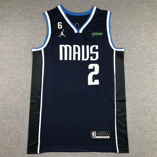 Men's Dallas Mavericks Kyrie Irving #2 Navy 2022/23 Statement Edition Swingman Jersey1