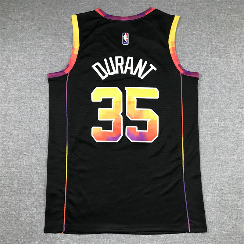 Men's Phoenix Suns Kevin Durant #35 Black 2022/23 Statement Edition Swingman Jersey1