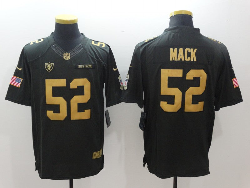 Men's Las Vegas Raiders Khalil Mack #52 Black Game Jersey1