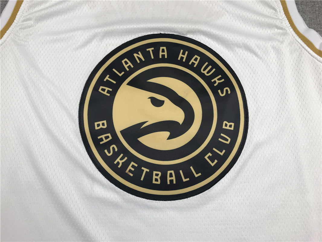 Men's Atlanta Hawks Trae Young #11 White Swingman Jersey1