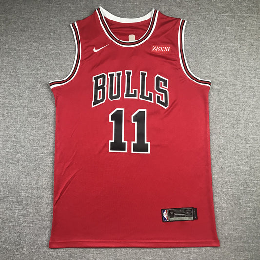 Men's Chicago Bulls DeMar DeRozan #11 Red Fast Break Replica Player Jersey1