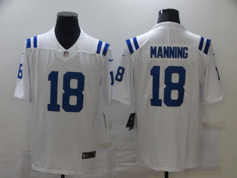 Men's Indianapolis Colts Peyton Manning #18 White Game Jersey1