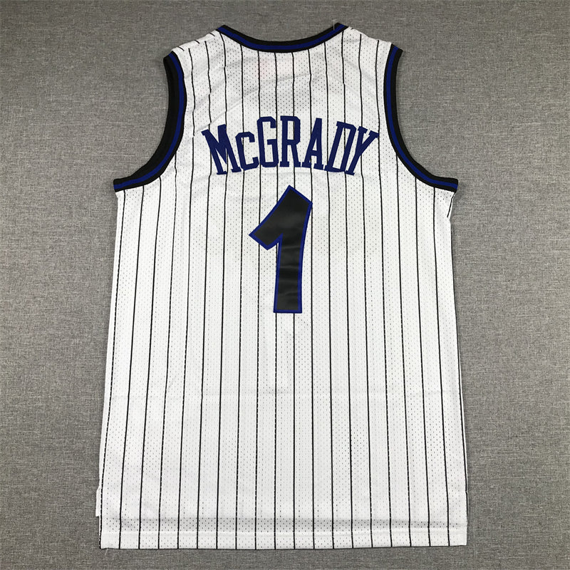 Men's Orlando Magic Tracy McGrady 2003-04 White Hardwood Classics Swingman Jersey1