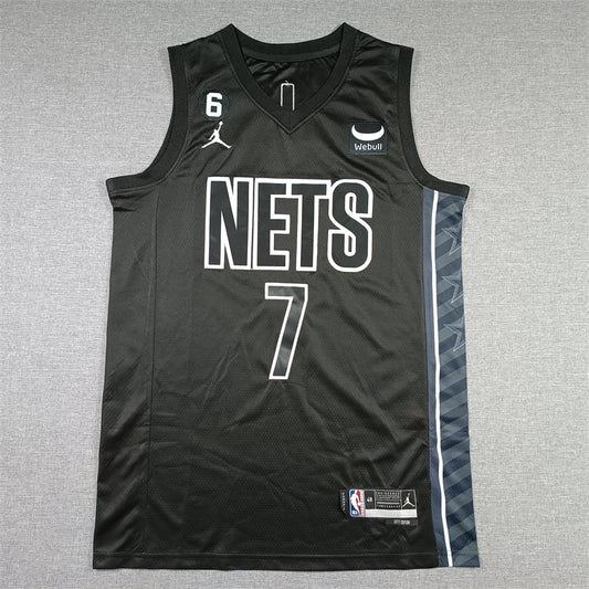 Men's Brooklyn Nets Kevin Durant #7 Black 2022/23 Statement Edition Swingman Jersey1
