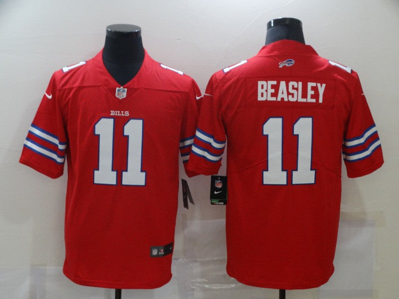 Men's Buffalo Bills Cole Beasley #11 Red Game Player Jersey1
