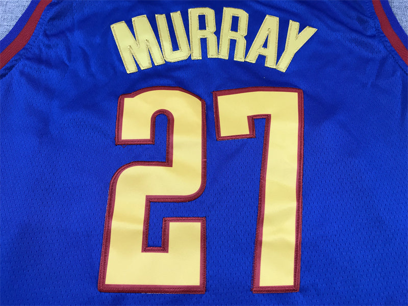 Men's Denver Nuggets Jamal Murray #27 Blue 2022/23 Swingman Jersey1 - Statement Edition