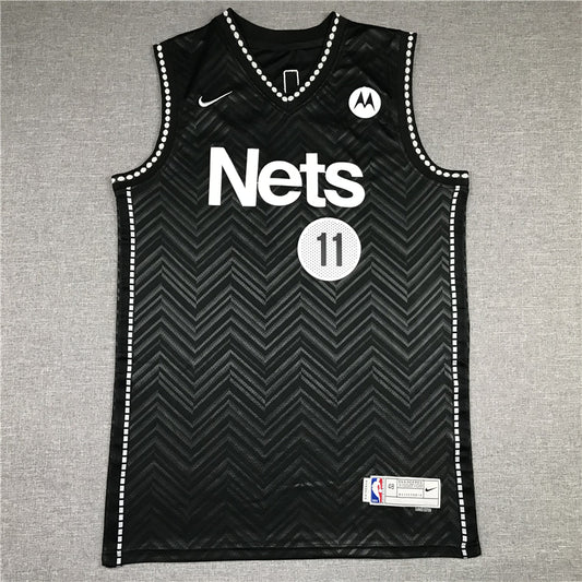 Men's Brooklyn Nets Kyrie Irving #11 Black 2020/21 Swingman Player Jersey1