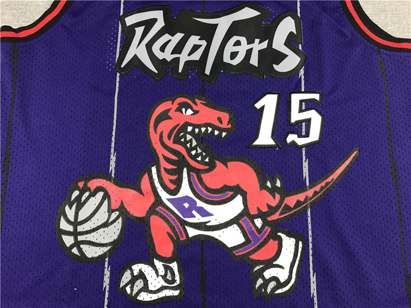 Men's Toronto Raptors Vince Carter Mitchell & Ness Purple Classics Jersey1