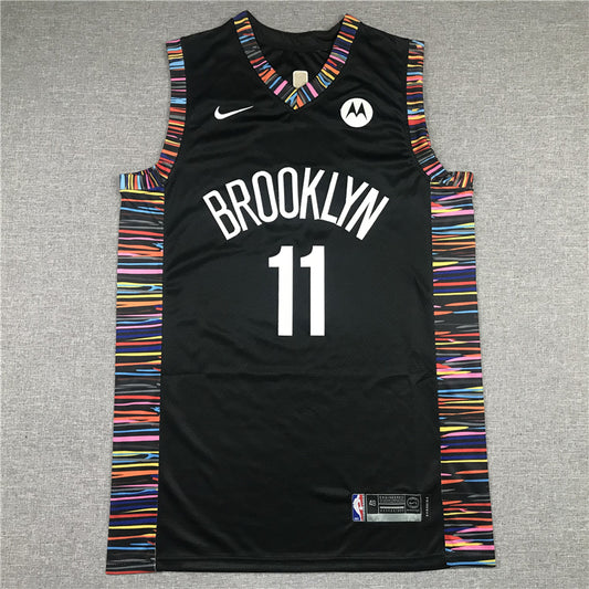 Men's Brooklyn Nets Kyrie Irving #11 Black Swingman Jersey1 - City Edition