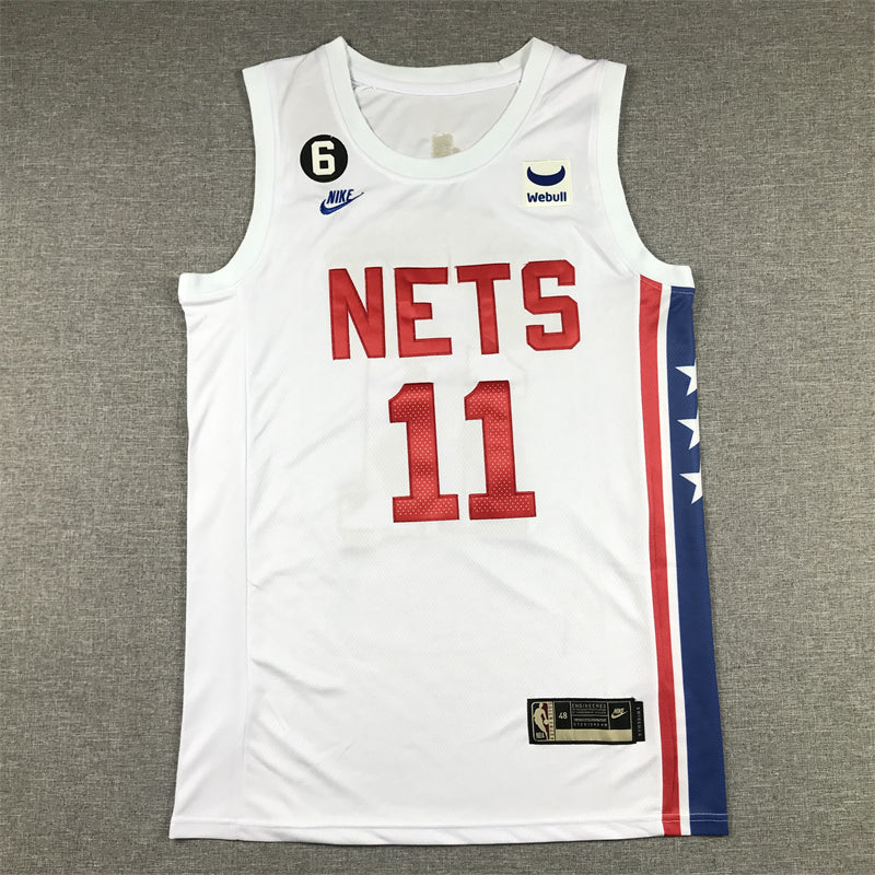 Men's Brooklyn Nets Kyrie Irving #11 White 2022/23 Swingman Jersey1 - Classic Edition