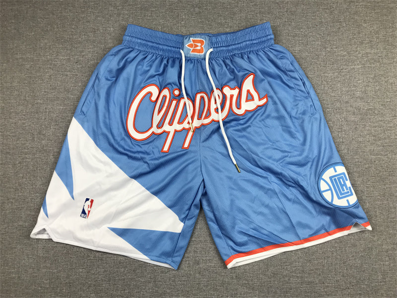 Men's LA Clippers Blue City Edition Basketball Shorts1