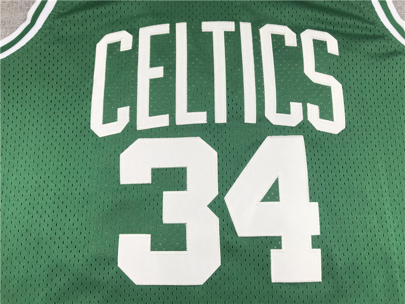 Men's Boston Celtics Paul Pierce Green 2007-08 Hardwood Classics Swingman Jersey1