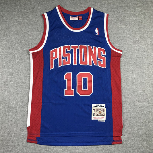 Men's Detroit Pistons Dennis Rodman 1988-89 Hardwood Classics Swingman Jersey1