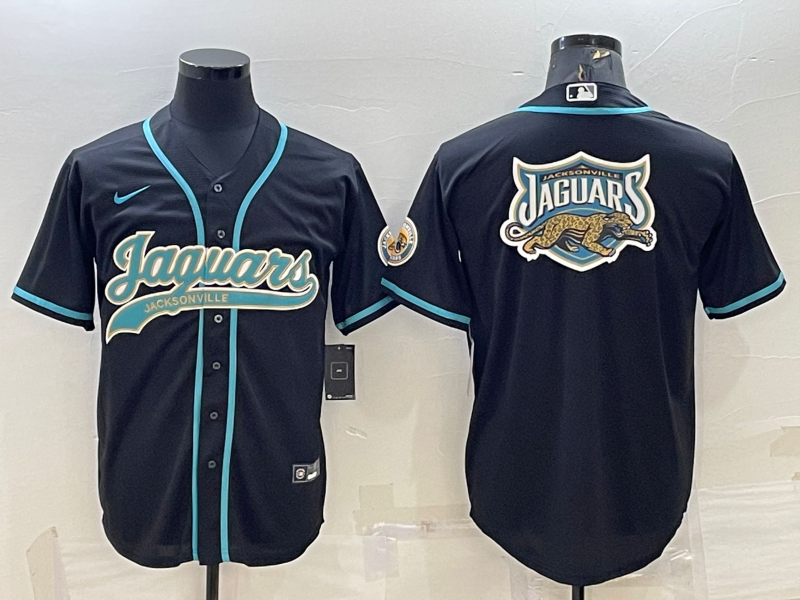 Men's Jacksonville Jaguars Black Fashion Jersey1