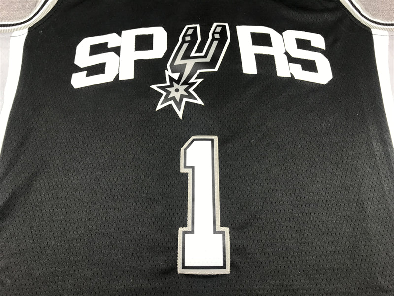 Victor Wembanyama San Antonio Spurs Black Icon Edition Jersey - 3