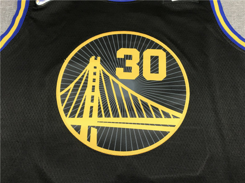 Men's Golden State Warriors Stephen Curry Fanatics Branded Black Classic Jersey1