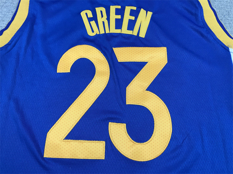Men's Golden State Warriors Draymond Green Fast Break Replica Player Team Jersey1