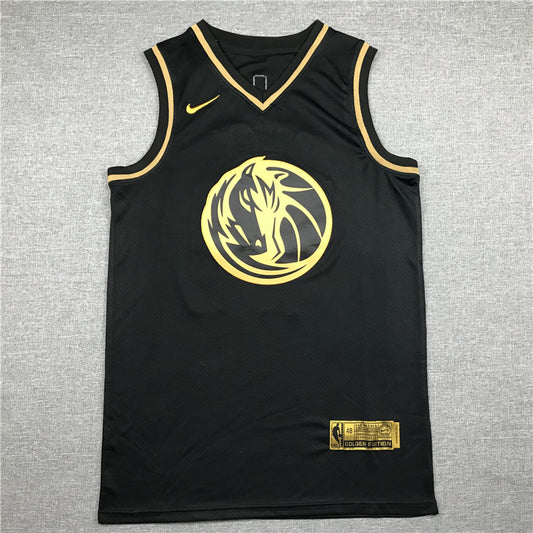 Men's Dallas Mavericks Luka Doncic #77 NBA Black Swingman Jersey1