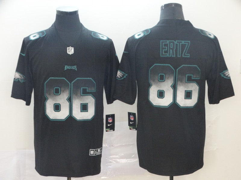 Men's Philadelphia Eagles #86 Zach Ertz Black Game Jersey1