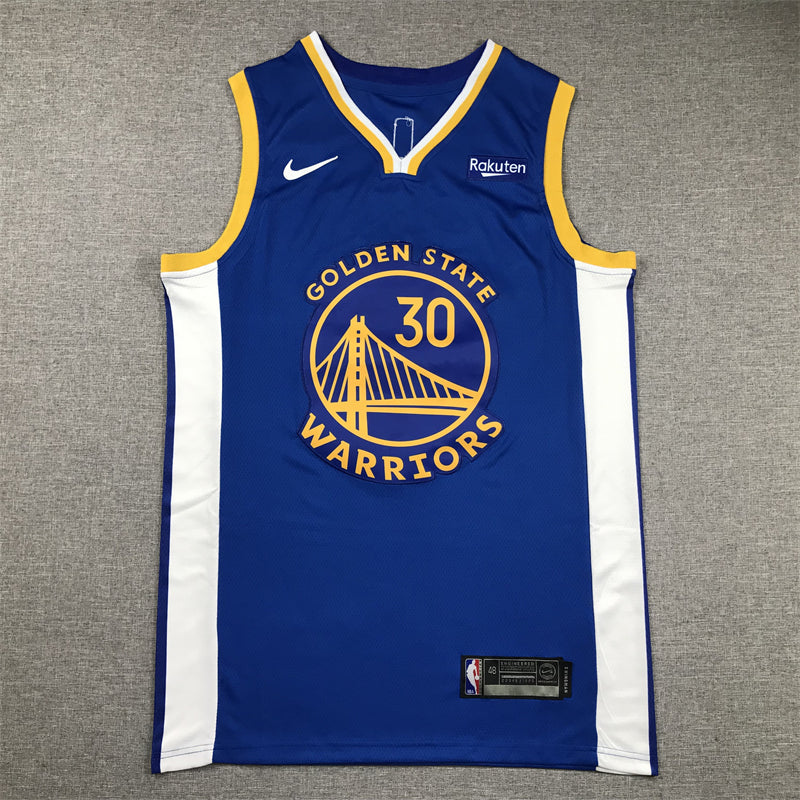 Men's Golden State Warriors Stephen Curry #30 Royal 2022/23 Fast Break Replica Game Jersey - Icon Edition