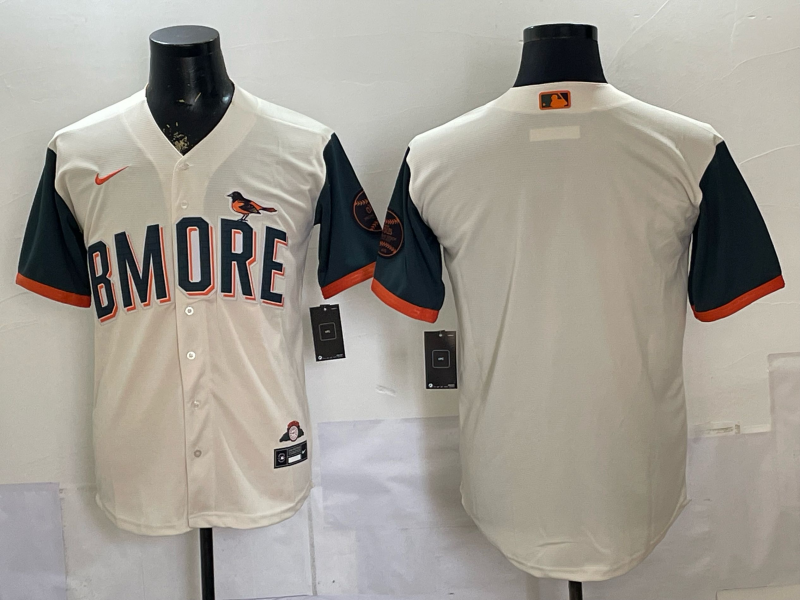 Men's Baltimore Orioles Cream 2026 City Connect Stadium Jersey