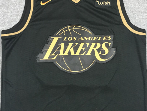 Men's Los Angeles Lakers LeBron James #23 NBA Black Swingman Player Jersey1