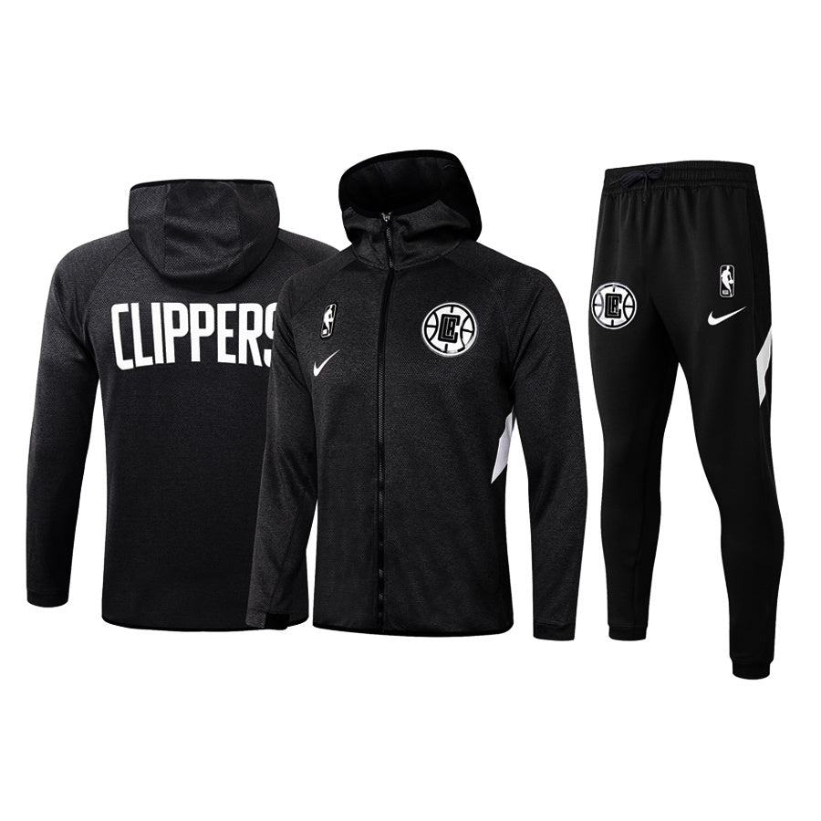 Men's LA Clippers 2019/20 Showtime Full-Zip Therma Flex Performance Hoodie