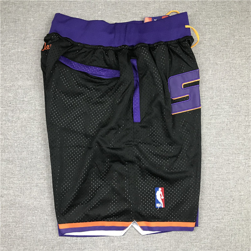 Men's Phoenix Suns Black Basketball Shorts1