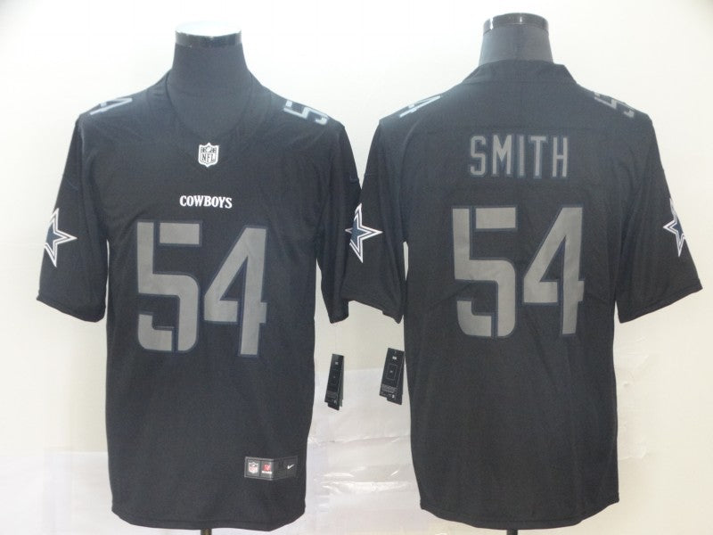 Men's Dallas Cowboys Jaylon Smith #54 Black Game Jersey1
