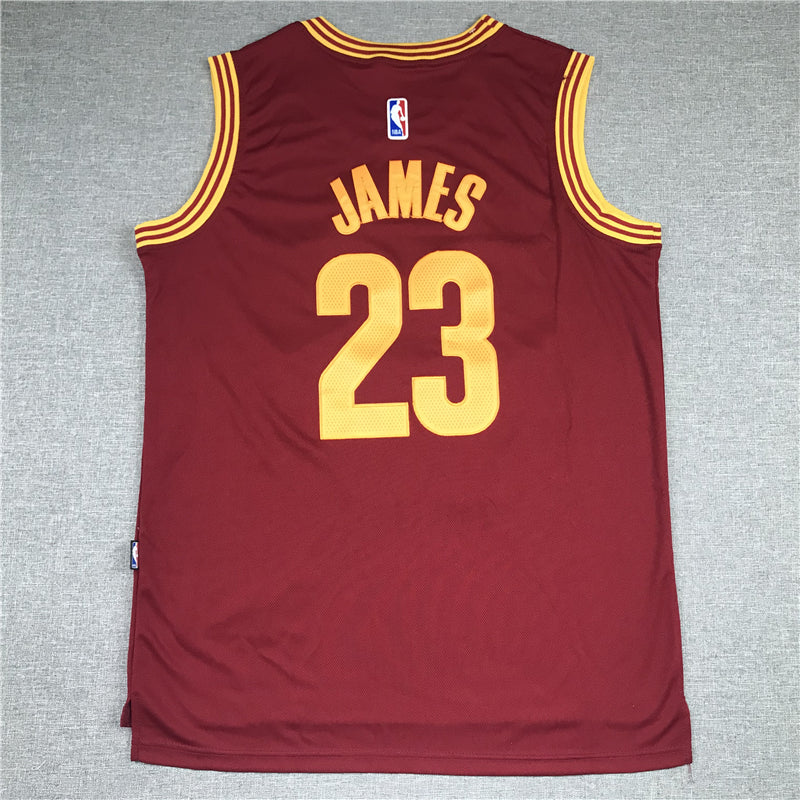 Men's Cleveland Cavaliers LeBron James #23 Red Swingman Fashion Jersey1