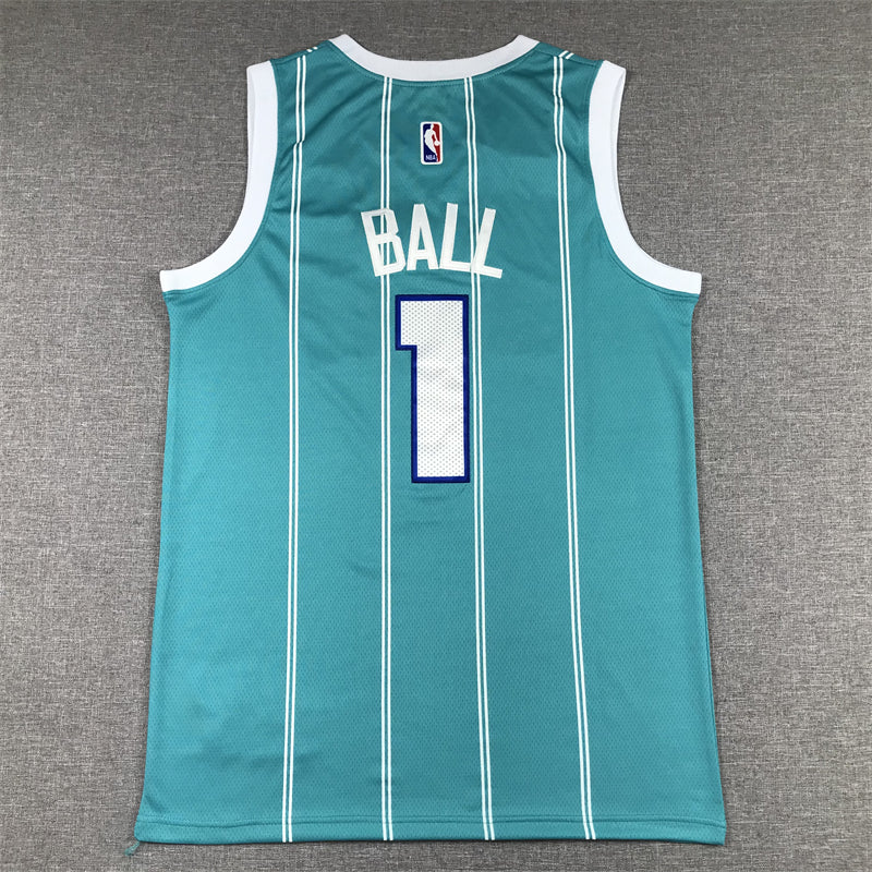 Men's Charlotte Hornets LaMelo Ball #1 Teal 2022/23 Swingman jersey1 - Icon Edition
