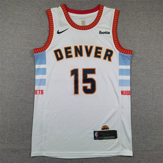 Men's Denver Nuggets Nikola Jokic #15 Silver 2022/23 Swingman Jersey1 - City Edition