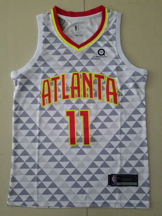 Men's Atlanta Hawks Trae Young #11 White Swingman Player Jersey1