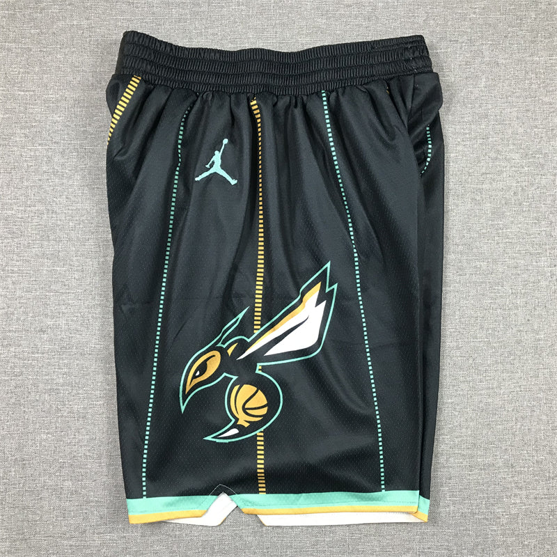 Men's Charlotte Hornets Black 2022/23 Basketball Shorts11 City Edition