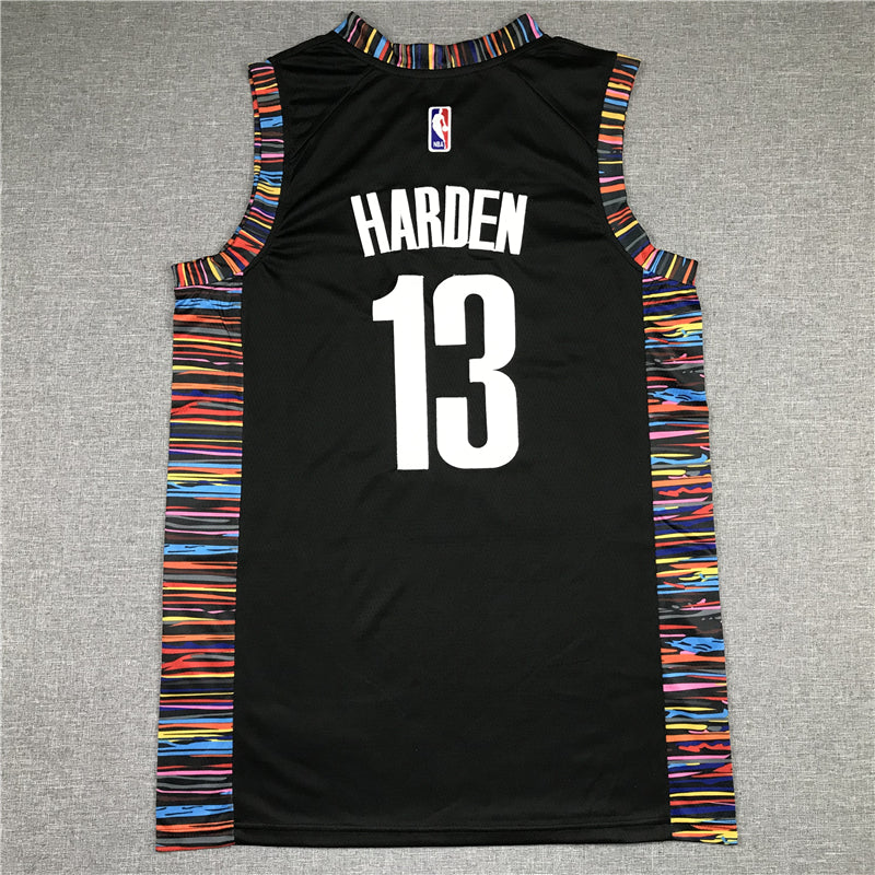 Men's Brooklyn Nets James Harden #13 NBA Black Fashion Jersey1 - City Edition