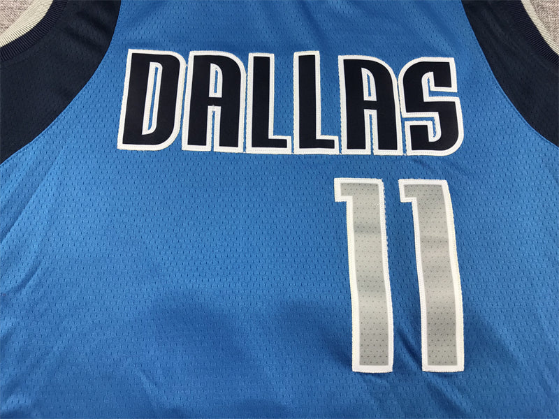 Men's Dallas Mavericks Kyrie Irving #11 Royal Fast Break Replica Jersey1 - Icon Edition