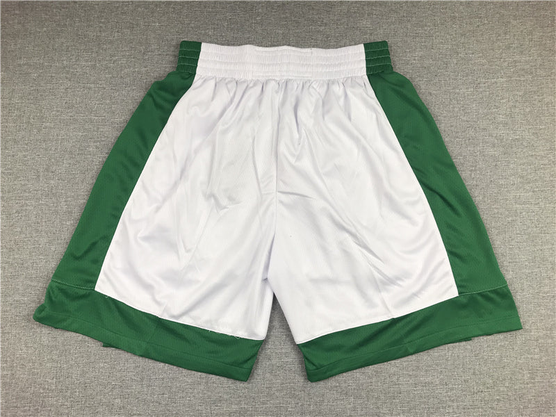 Men's Boston Celtics White/Green City Edition Basketball Shorts1