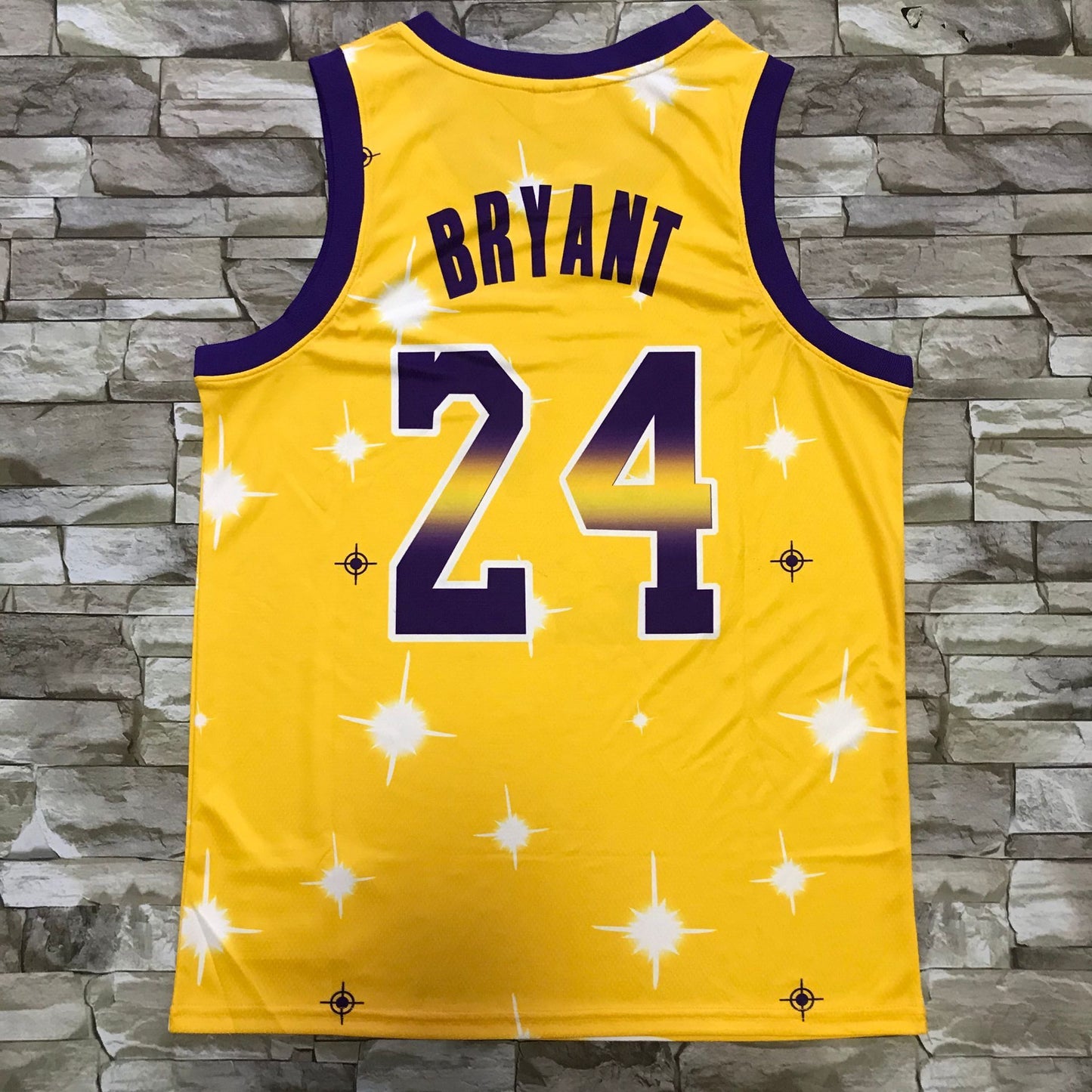 Men's Los Angeles Lakers Kobe Bryant Yellow Hardwood Classics Player Jersey1
