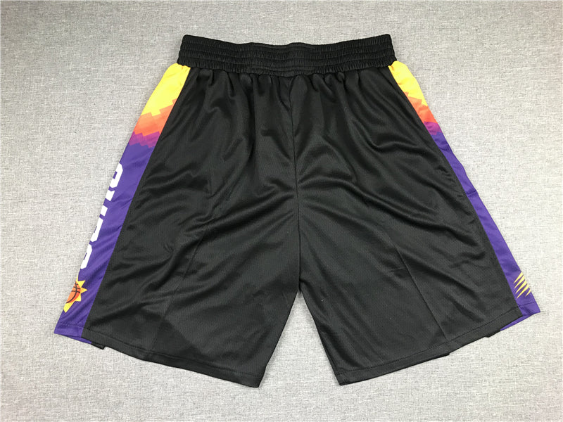Men's Phoenix Suns Black New City Edition Basketball Shorts1