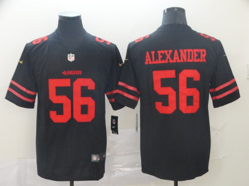Men's San Francisco 49ers Kwon Alexander #56 Black Game Jersey1