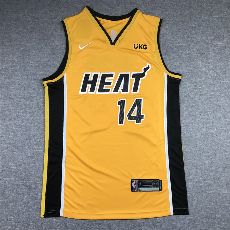Men's Miami Heat Tyler Herro #14 Gold 2020/21 Swingman Player Jersey1