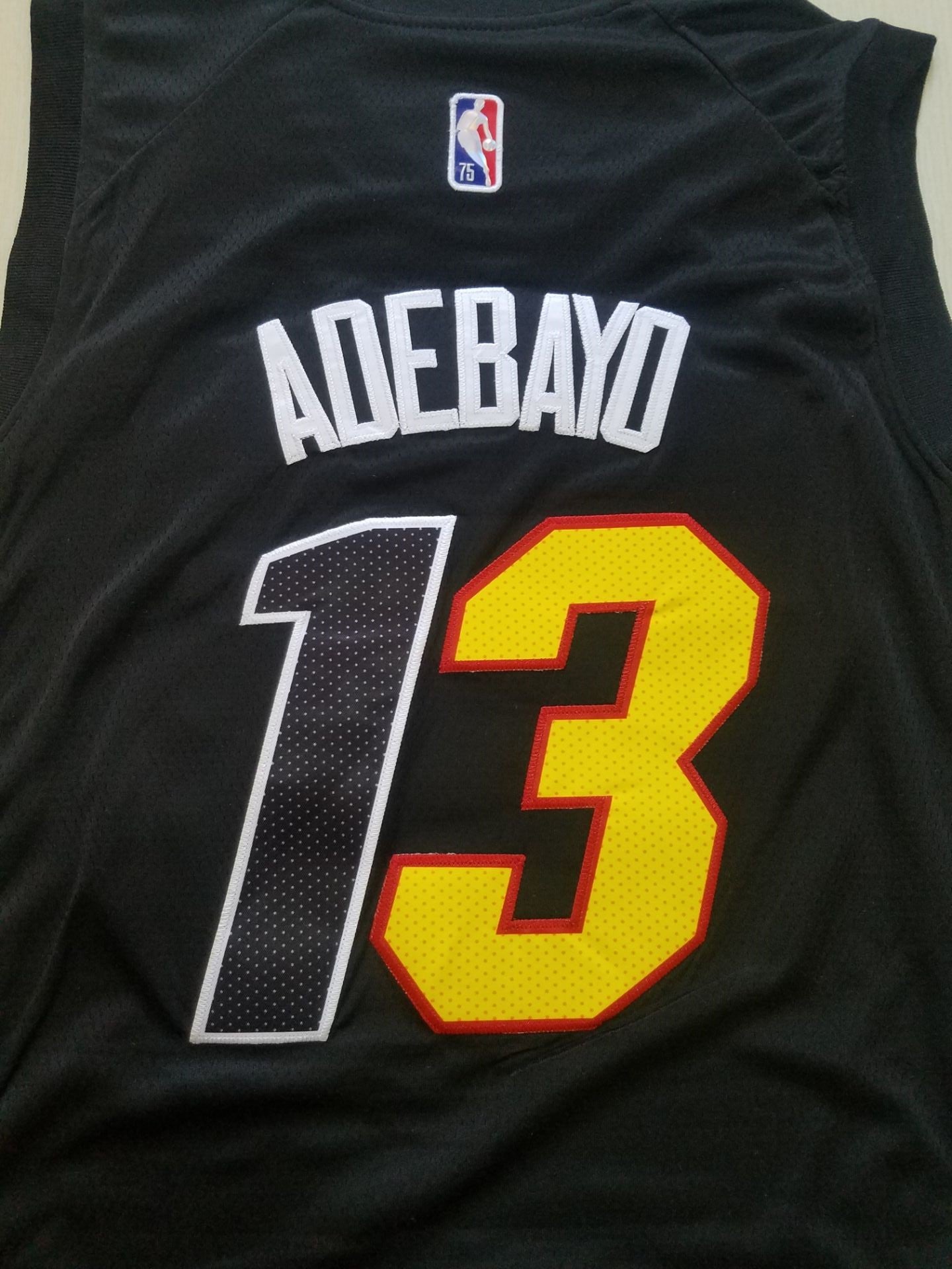 Men's Miami Heat Bam Adebayo #13 Black Swingman Jersey1 City Edition