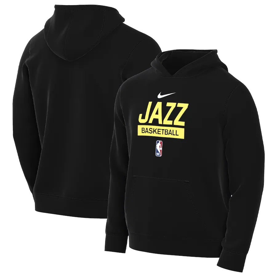 Men's Utah Jazz 2022/23 Spotlight On-Court Practice Performance Pullover Hoodie