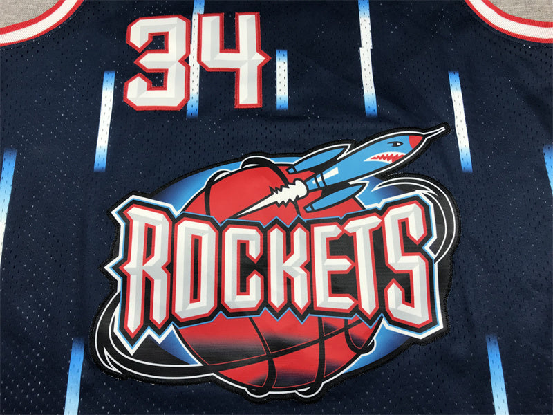 Men's Houston Rockets Hakeem Olajuwon 1996-97 Hardwood Classics Swingman Jersey1