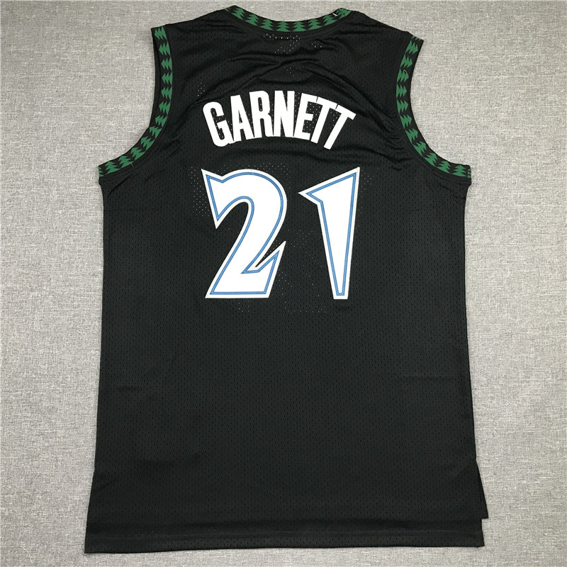 Men's Minnesota Timberwolves Kevin Garnett #21 Hardwood Classics Swingman Jersey1
