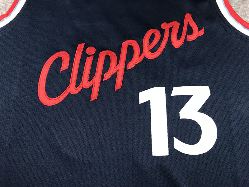 Men's LA Clippers Paul George #13 Navy Swingman Jersey1