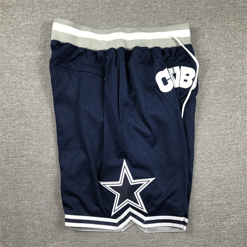 Men's Dallas Cowboys Navy Pocket Shorts1