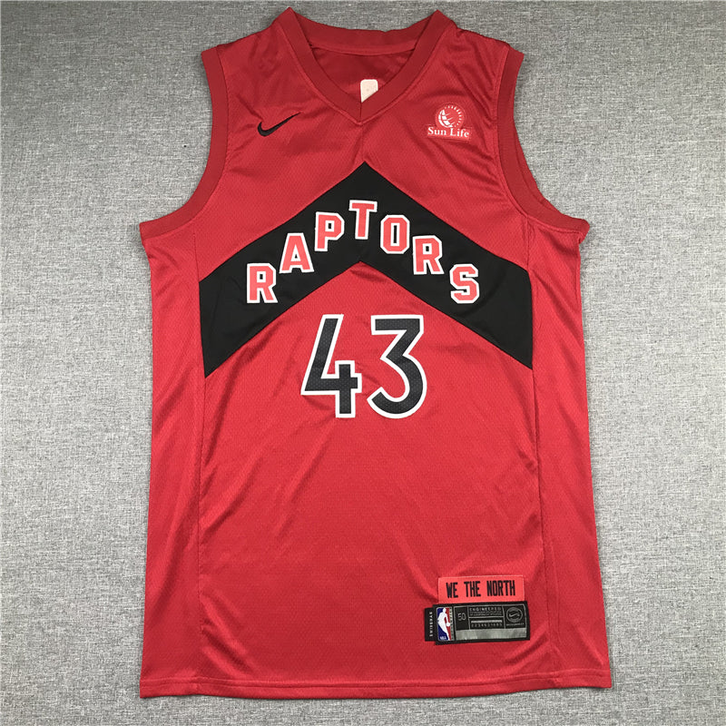 Men's Toronto Raptors Pascal Siakam Red 2021/22 Diamond Swingman Jersey1