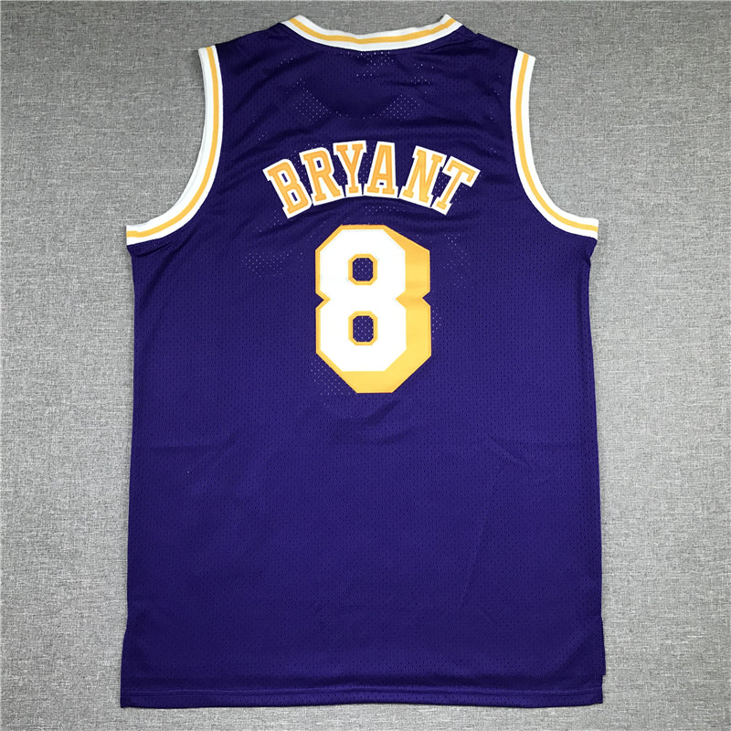Men's Los Angeles Lakers Kobe Bryant 1996-97 Purple Hardwood Classics Authentic Jersey1